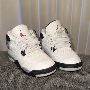 Toddler Jordan 4 White Cement